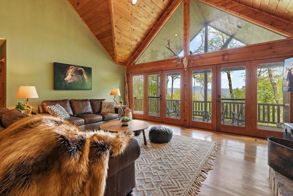 Lucky Bear Cabin Banner Elk Eksteriør billede